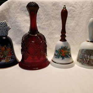 SOLD!  Vintage Avon set of 4 collector bells